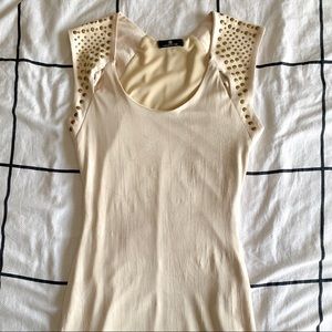 Fitted Dress, Cream